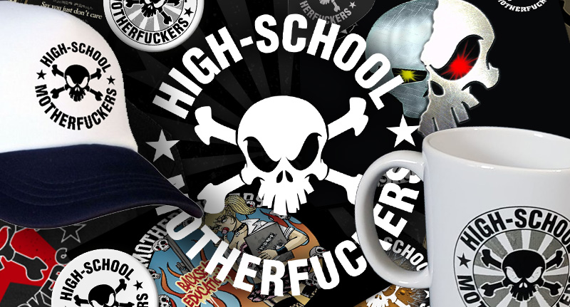 Culotte HIGH-SCHOOL MOTHERFUCKERS Taille M - 100% Coton, Noir, Style Boyshort, Neuf Sans étiquette